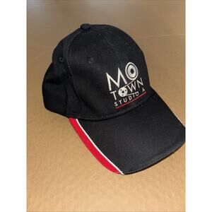 Motown Detroit Baseball Cap One Size Hook & Loop Embroidered